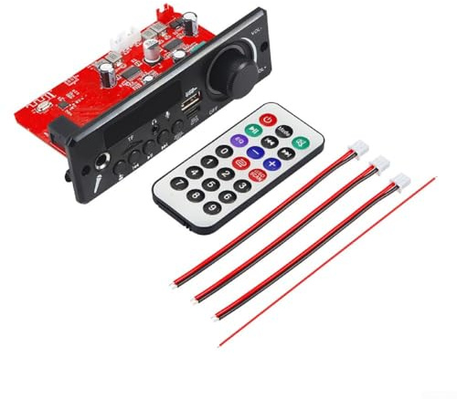 Placa de decodificación de audio de 2 x 80 W, compatible con funciones de micrófono de auriculares, grabación de interfaz USB con tarjeta TF y función de radio FM