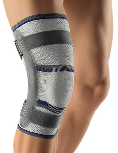 Bort Stabilo® Kniebandage mit Gelenk Knie Gelenk Bandage Schiene Stütze, Links, L