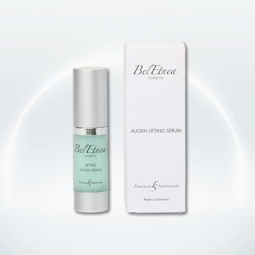 BelEtnea Augenserum gegen Augenringe & Tränensäcke - Sofortwirkung geschwollene Augen mit Hyaluron & Panthenol - dunkle Augenringe entfernen & aufhellen bei Anti-Aging Serum gegen Falten - 15ml