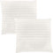 Irisette Kissen 2er-Pack Schafschurwolle weiß Größe 80x80 cm