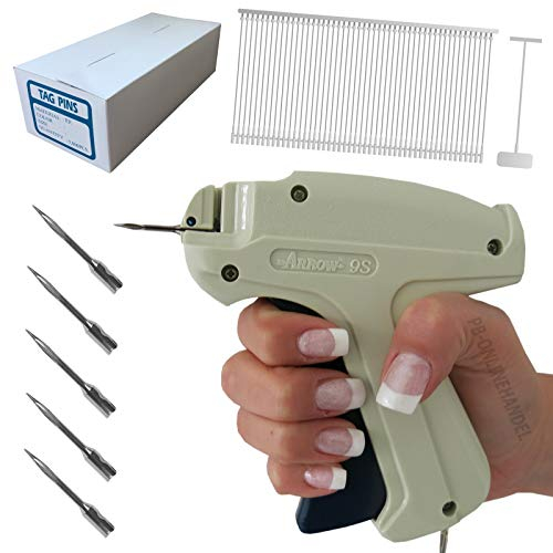 Etikettierpistole Arrow 9S Standard + 5.000 Standard-Heftfäden + 5 Ersatznadeln Mark I Standard [Set 6] Etikettiergerät Tag Gun | PB-Onlinehandel