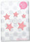 Bügelbild 5 GLITZER Sterne 4 cm bis 2 cm, 40 mm bis 20 mm Aufbügler Applikationen Bügelsticker für Stoffe Textilien Kinder zum Aufbügeln Flicken, Farbe:Glitzer rosé