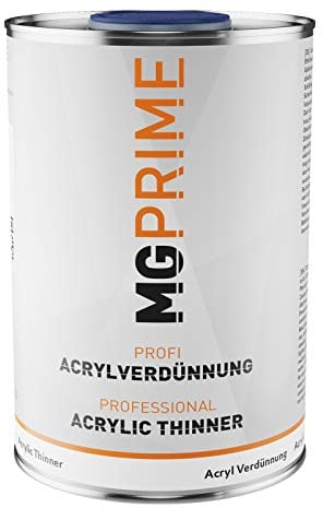 MG PRIME 1 Litri 1K 2K diluente Acrilico diluizione acrilica per Vernice per Auto Vernice di Base Vernice Trasparente riempitivo Primer