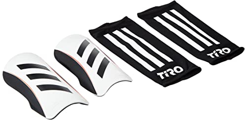 Adidas Unisex-Adult TIRO SG LGE Shin Guards, White/Black/Black/solar red, L