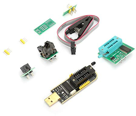 Programmatore USB, stabile CH341A Programmatore serie 24 25 Pratico utile modulo convertitore SOP8 a DIP8, scheda router notebook per scheda madre desktop LCD