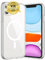 JAYM - Coque Ultra Renforcée Premium pour Apple iPhone 13 - Compatible Magsafe - Certifiée 3 Mètres de Chute Garantie à Vie - Transparente - 5 Jeux de Boutons de Couleurs Offerts