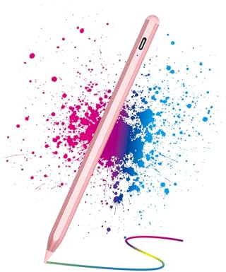 Tresoba Penna stilo G2 per iPad 8a e 9a e 10a generazione, USB-C Fast Charge Active Pencil compatibile 2018-2025 Apple iPad Pro M4 13/12,9/11, Air M3/M2 11/13/5/4/3, iPad 6-11a, Mini 7/6/5, Ros.