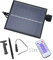 Boîte de Contrôle de Guirlandes Solaires, 8 Modes Guirlande Lumineuse Exterieur Solaire Panneau de Commande, Étanche Panneau de Commande de Guirlandes PC pour scène Sortie Pression Plate 3V