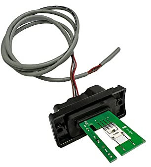 eRicambi, Flussometro Sensore Aria Debimetro Tiemme per Stufe a Pellet, Fornito con Cavo Flat 110 cm da 3 Poli, Monta su Stufe Karmek One - Marina - Osaka, Dimensioni: 68x70 (mm)