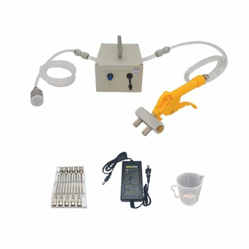 LeTkingok AC 100-240V Bomba Eléctrica de Inyección de Solución Salina, Máquina de Escabechar Carne Jeringa Procesadora de Carne Inyectora de Solución Salina (Serie 2)