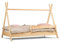 smartwood Hausbett 90x200 - Kinderbett Tipi aus Kiefernholz mit FSC-Zertifikat - Rausfallschutz & Lattenrost bis zu 230 kg für Jungen und Mädchen - Einfache Montage