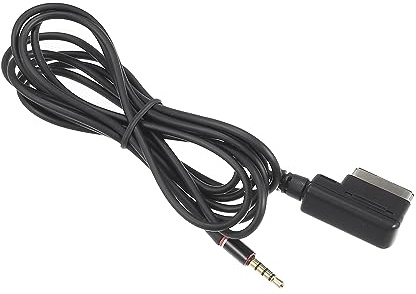QUARKZMAN Audio-Aux-Adapterkabel für MercedesBenz, AMI MDI auf Stereo 3,5mm | AMI-AUX-Kabel, Länge: 2 Meter, Material: Metall+Kunststoff, Farbe: Schwarz, Plug & Play