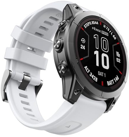 OVERSTEP Kompatibel für Garmin Fenix 7s，20mm Breite Weiches Silikon Ersatzband Uhrenarmband für Fenix 7s Pro/Fenix 7s Solar/Fenix 6s Pro/Fenix 6s/Fenix 5s/Fenix 5s Plus