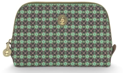 Coby Cosmetic Bag Triangle Small Clover Green 19/15x12x6cm