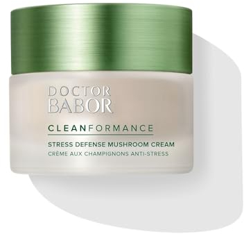 DOCTOR BABOR Microbiomic Stress Defense Mushroom Gesichtscreme (50 ml) – vegane, antioxidative Feuchtigkeitscreme – professionelle Gesichtspflege zur Stärkung der Hautbarriere