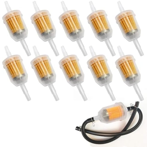 10 Pezzi Filtro Carburante Universale,6mm 8mm Filtro Carburante Gas,Kit Filtro Benzina,Filtro Carburante Moto,Filtri Benzina Moto,Filtro Benzina,Filtro Carburante Benzina,Universale Di Filtri Benzina