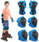 TranRantic Bambini Ginocchiere, Regolabile Ginocchiere Set, 6 in 1Protezioni Skateboard Bambini, Protezioni Pattini Ginocchiere Gomitiere, Gomitiere Protezioni Set per Pattinaggio in Bicicletta