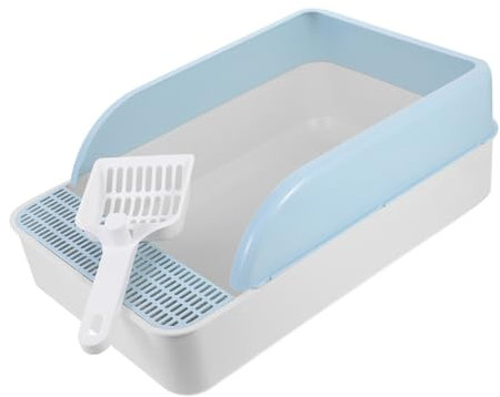 POPETPOP Bacs à Litière Décoratifs pour Chats Petit Bac à Litière pour Chatons Bac à Litière pour Chat à Entrée Basse