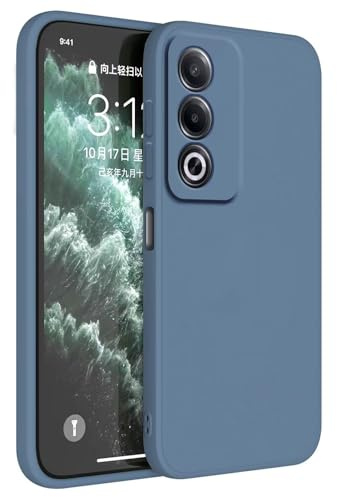 HAFFAN Custodia in Silicone TPU Compatibile con OPPO A80 5G (6.67 inches), Cover Case Protettiva per Cellulare - Grigio lavanda