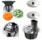 Thermomixer Coupe-légumes Blender Accessoires Éplucheur pour Thermomix T M5 T M6 Acier Inoxydable Multifonctionnel A+B Trancheuse (2)