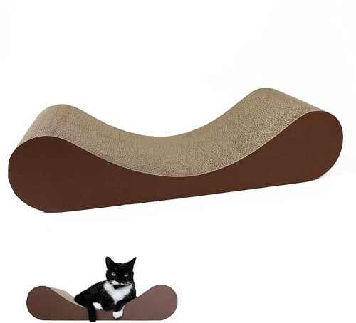 DIVCHI Cat Scratching Board Cat Lounge Bed With Catnip | Bed For Kitty | Cats Scratchers | Pet Cardboard | Scratch Pad | Kitten Scratching Boards