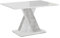 PROROOM FURNITURE - Onyx Mini - Couchtisch 120x60 Höhe 60 cm - Kaffeetisch Rechteckig - Sofatisch - Coffee Table - Wohnzimmertisch Modern - Beistelltisch Klein - Weiß Matt/Betonoptik