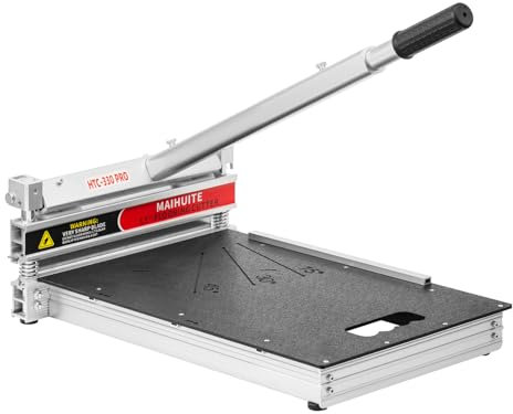 13-Inch Laminate Floor Cutter – 17mm Manual LVP/SPC/WPC/Bamboo/Engineered Wood Cutter | Pro Flooring Cutting Tool with 0°-45° Adjustable Angle & Tungsten Steel Blade | Dust-Free, No Electricity