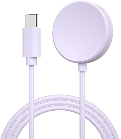 1M Magnetic USB C Charging Cable for Samsung Galaxy Watch 7 Charger, 100CM/3.3ft Replacement Type-C Charging Cable Dock for Samsung Watch 6/6 Classic/5/5 Pro/4/4 Classic/3 Charger
