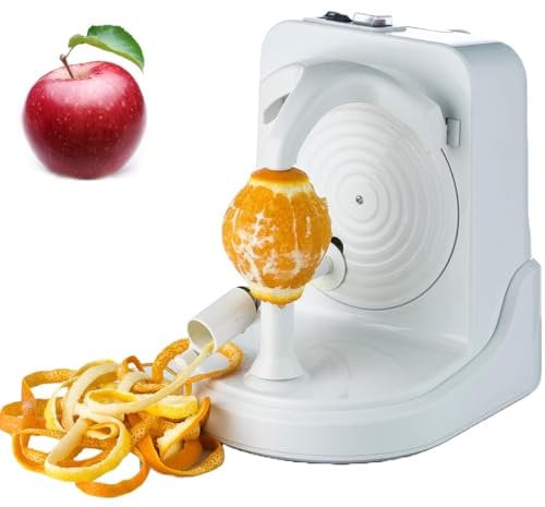 XCSCUK Electric Fruit Peeler, Automatic Peeler, Orange Peeler Tool,for Fruits Vegetables Potatoes Mango Kiwi Fruit