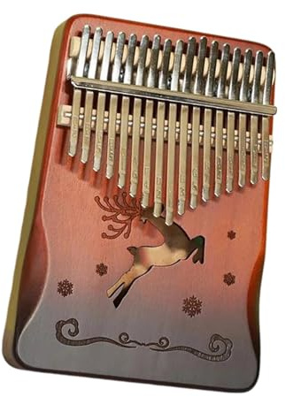 21 17 Schlüssel Mahagoni Kalimba Tragbares Geschenk Für Anfänger Und Erwachsene Professionelle Kalimba-Musikinstrumente(17 keys)