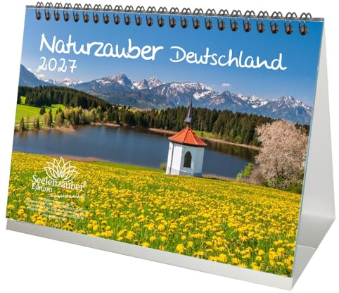 Naturzauber Deutschland DIN A5 Tischkalender für 2027 Natur Landschaft - Seelenzauber