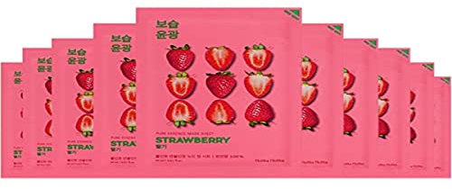 Holika Holika Pure Essence Mask Leaf Strawberry 23 ml