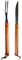 vetrineinrete® Kit Barbecue 2 Utensili Coltello e forchettone in Acciaio Inox per Grill Carne braciata Manico in Legno Attrezzi da Cucina 60199 G23
