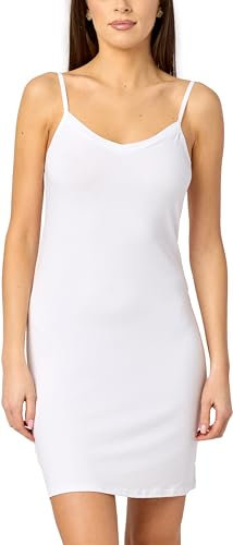 Merry Style Fond de Robe Lingerie Femme MS10-315 (Blanc, XXL)