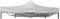 Rebecca Mobili Housse De Remplacement pour Gazebo, Remplace, Blanc, Polyester Oxford 800D, Etanche - Dimensions: 3 x 3 Mètres (LxP) - Art. RE6575