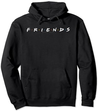 Friends Logo White Pullover Hoodie