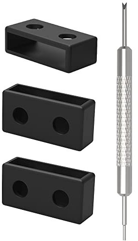Sostituzione del anello portachiavi in resina per Compatibile con l'anello portachiavi Casio serie (22mm black, 22mm)