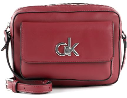 Calvin Klein Re-Lock Camera Bag Red Currant