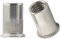 OPIOL QUALITY® Senkkopf Einnietmuttern Rundschaft M5x13,5 mm aus Edelstahl A2 V2A (50 Stück) Offen Gerändelt Nietmuttern Gewindenieten Blindnietmutter Blindmuttern Rund Gewinde