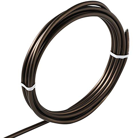 Wazakura Filo per Addestramento Bonsai in Alluminio 5mm 150g Fatto in Giappone, Filo Giapponese per Bonsai per la Modellatura di Rami e Tronchi - Marrone (5mm)