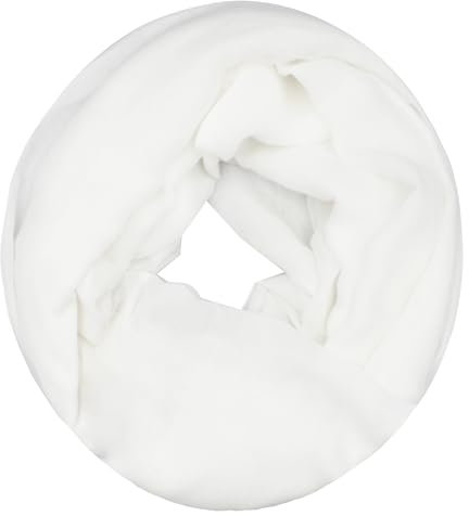 Gloop Damen edler einfarbiger Loop Schal Schlauchschal,Unifarben Tuch, leichter Schlauchschal 01122-01123-P