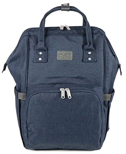 ProGression Wickelrucksack, Rucksack Wickeltasche lässig für unterwegs, inkl. Wickelunterlage, ideal für den Kinderwagen, mit vielen Fächern für Babysachen und Windeln