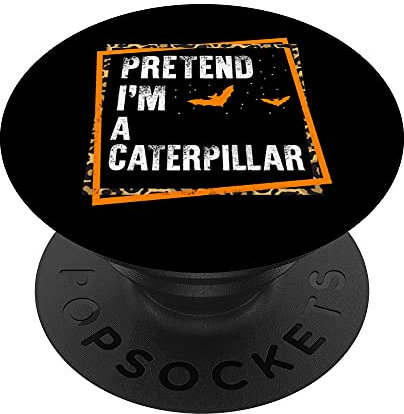 Halloween Kostüm Party Pretend I'm a Caterpillar Easy Lazy PopSockets mit austauschbarem PopGrip
