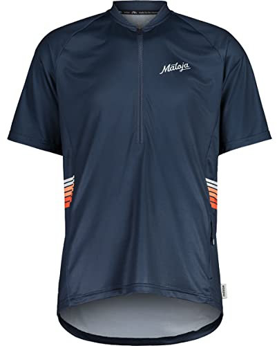 Maloja Herren Dentrom All Mountain T-Shirt, Mitternachtsblau, S
