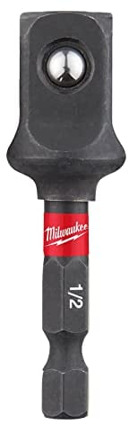 Milwaukee 4932478803 Shockwave-Adapter Hex 1/4 -> Vierkant 1/2 Zoll