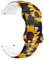 Weayege Silikon Uhrenarmband 20mm 22mm,Schnellverschluss,Armband,Edelstahlschließe, Ersatzband 20mm 22mm (20mm, Sunflower)