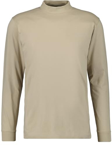 RAGMAN Herren Stehkragenshirt Langarm