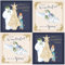 Danilo Promotions Limited SMXB4 Weihnachtskarten-Set, offizielles Schneemann-Design, 12 Karten, 2 verschiedene Designs