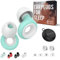 Hushhd Ear Plugs for Sleep & Ear Defenders -27dB Noise Cancelling Ear Plugs for Sleeping, Soft and Reusable Noise Reduction Ear Plugs for Concerts, Earplugs for Sleep, Snoring & Travel (Turquoise)