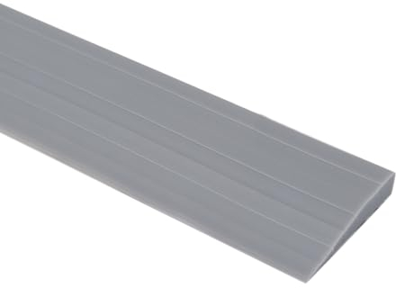 Ausgleichsprofil, Übergangsprofil Selbstklebend, Schwelle Übergangsschiene, Silikon Türschwellenrampe, Schwellenrampe, Rollstuhlrampe für Türöffnungen,Badezimmer (Grau, 5 x 1 x 100 cm)